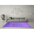 thumbnail image 3 of Ahgly Company Indoor Rectangle Oriental Purple Industrial Area Rugs, 4' x 6', 3 of 4