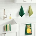 thumbnail image 4 of RITZ 100% Cotton Summer Kitchen Towels, Set of 4, Pineapple Stripe Dish Towels Set, 4 of 6
