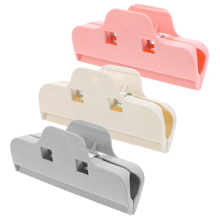 Siliaire 3Pack Beige Resin Rectangular Drawing Clip For Hobbyists Binding Clips Quilting
