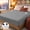 Light Gray, variant on Vccoem Twin Heated Mattress Pad, Electric Mattress Pad with 9 Heat Settings & 4 Auto Off Timers, Fast Heating, Machine Washable, White