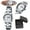 White, variant on Ladies Dress Watches,Easy Reader Dress Watch, Women's Watch,Small Face, Dial Waterproof Women Analog Quartz Watch with Stainless Steel Expansion Band
