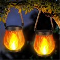 thumbnail image 2 of Solar Lanterns Lights Flickering Flame Garden Lights, 2 of 5