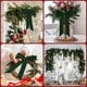 thumbnail image 5 of Decoraciones de Árbol de Navidad 6Pc Terciopelo Árbol de Navidad Decoración de Arco Corona Arco Decoraciones de Navidad para el Hogar, 5 of 6