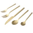 thumbnail image 2 of Better Homes & Gardens 20-Piece Holden Stainless Steel Flatware Set, Gold, Service for 4, 2 of 5