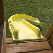 Swing-N-Slide Castlebrook Wooden Backyard Swing Set with Wave Slide, Curved Slide, Climbing Wall, and Swings