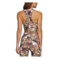 thumbnail image 2 of CALVIN KLEIN PERFORMANCE Womens Green Stretch Racerback Moisture Wicking Cropped Printed Sleeveless Scoop Neck Active Wear Tank Top XL, 2 of 3