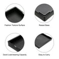 thumbnail image 3 of Uxcell 8x6" Fast Food Tray, 2 Pack Plastic Multi-Purpose Rectangle Serving Tray for Restaurant Home Kitchen, Black, 3 of 5