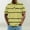 Yellow, variant on Fnnxeal Mens Athletic Polo Shirt Orange Black Stripes Short Sleeve Moisture Wicking Performance Stretch Breathable Quick Dry Casual Summer Top,Size 3XL