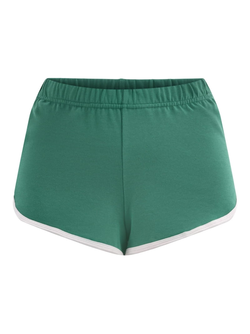 No Boundaries Women's Jersey Knit Dolphin Shorts, 2-Inch Inseam