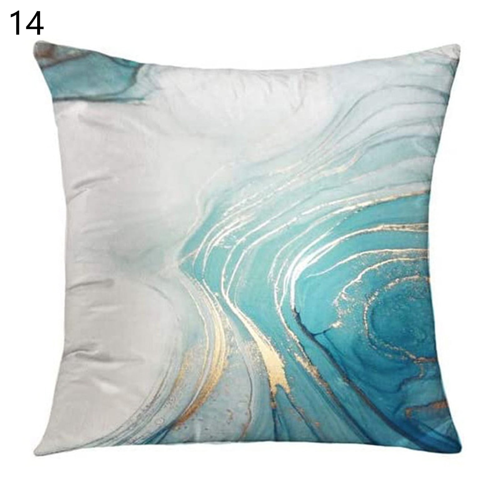 18" Cushion Texture Cover Case Print Home Marble Decor Pillowcase Pillow Throw 