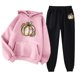 thumbnail image 1 of Puntoco Sudadera con capucha para mujer, sudadera con bolsillo de manga larga, pantalones de moda para mujer, conjunto de sudadera con estampado navideño, liquidación Puntoco Puntoco-2853, 1 of 2