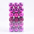 thumbnail image 5 of Juego de 36 bolas de plástico irrompibles para árbol de Navidad, decorativas, para colgar, de 4 cm, 5 of 5