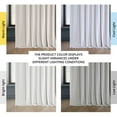 thumbnail image 3 of HPD Half Price Drapes Pillow White Heritage Plush Velvet Extra Wide Room Darkening Curtains for Bedroom & Living Room Curtains (1 Panel), Window Curtains 120 inches long, 100W X 120L, 3 of 10