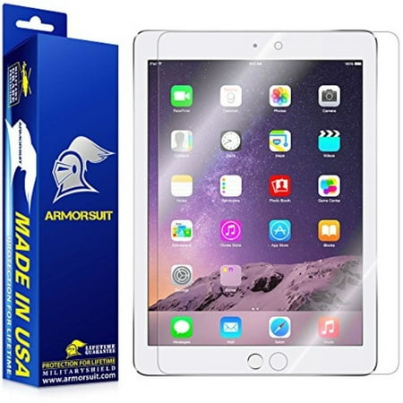 Ipad 4 A1458 Screen Replacement Armorsuit, Apple iPad Screen Protector (2017, iPad Pro 9.7, Air 2, Air) MilitaryShield Lifetime Replacement Ultra HD Clear Screen Protector For Apple iPad ()