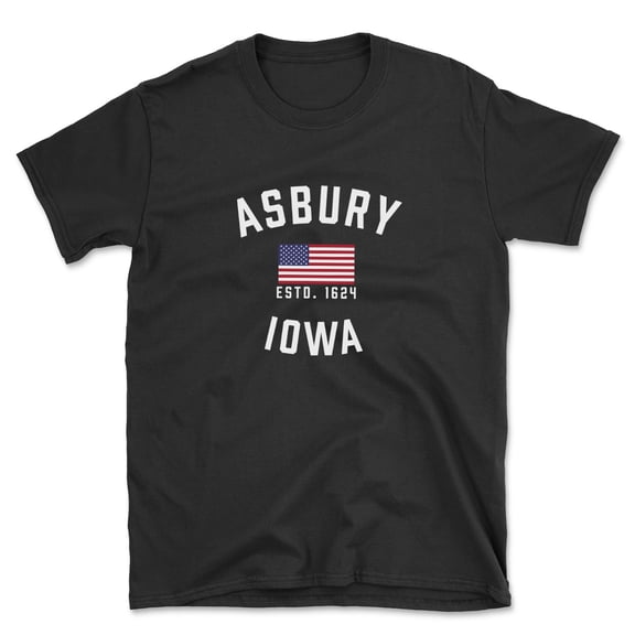 Asbury Iowa Patriot Men's Cotton T-Shirt