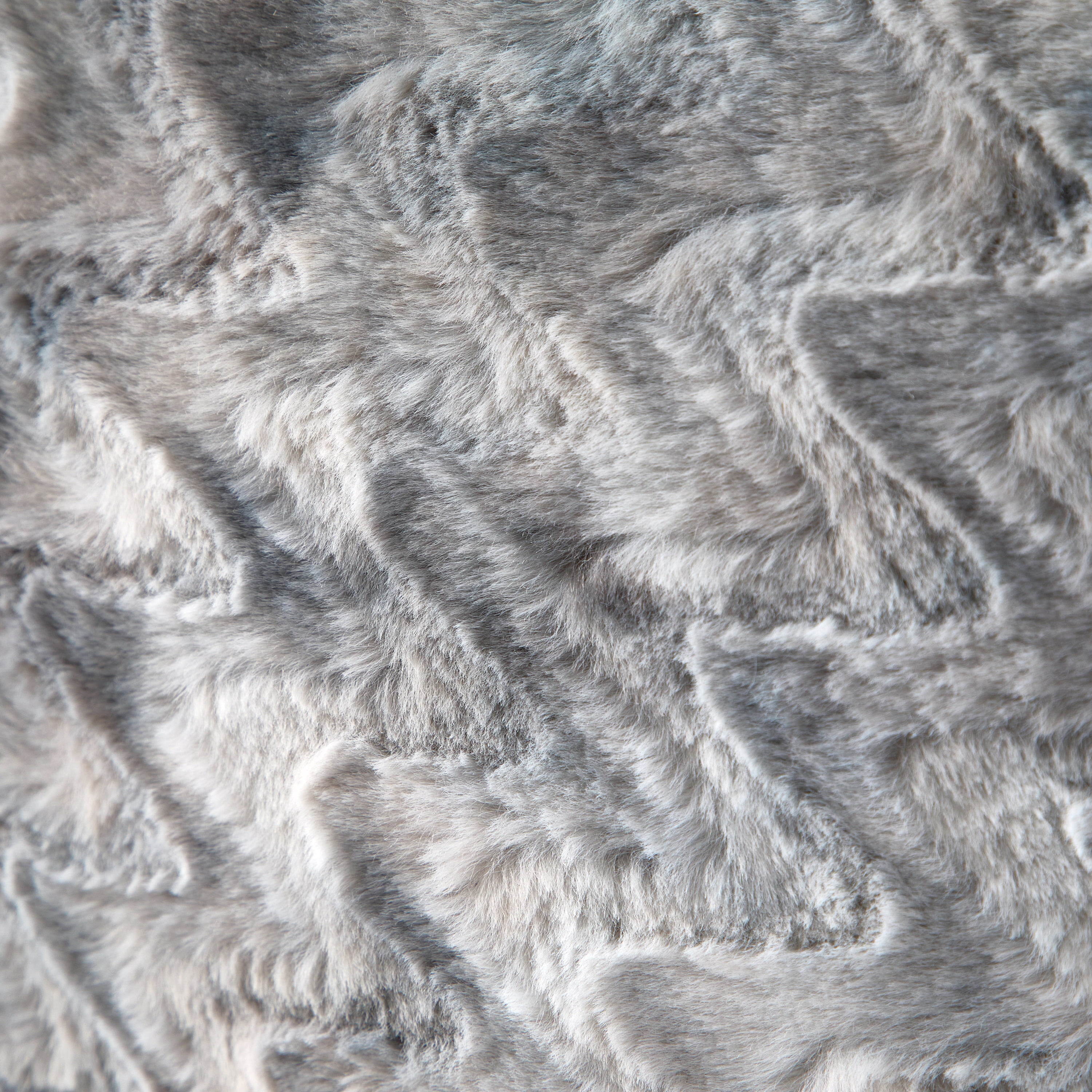 Mainstays Super Soft Tie Dye Faux Fur Backrest, Grey Multicolor, 23" x 29"