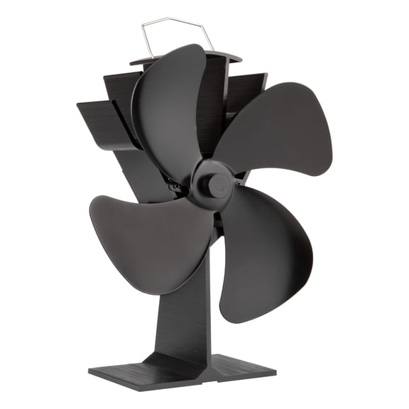 Ventilador para Estufa Home-Complete 17x13x23 cm Negro