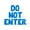 Blue, variant on Letter Balloons - DO NOT ENTER 16" Inch Alphabet Letters Foil Mylar Balloon Halloween Party Banner (Silver)