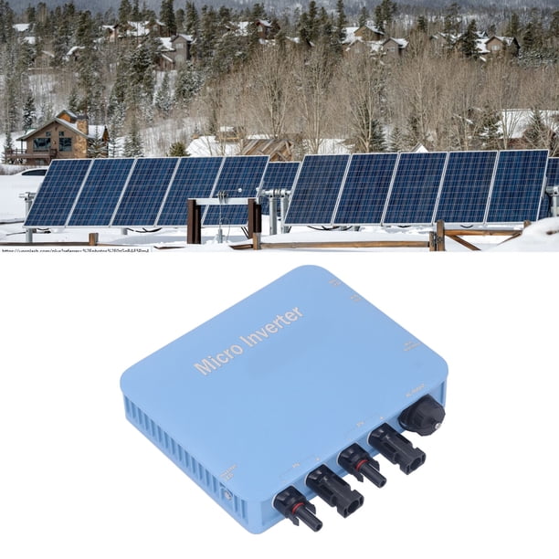 Inversor Conectado A La Red Micro Solar, CC A CA IP65 Inversor Conectado A La Red A Prueba De Agua Varias Protecciones Enchufe De EE. UU. UU. Panel De Alta Precisión