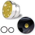 thumbnail image 1 of Bling Car Cigarette Lighter Plug Cover, Automotive Dustproof Plug, Crystal Car Interior Decoration Compatible with Most Vehicles - Gold, 1 of 5