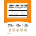 thumbnail image 6 of BulkSupplements L-Carnitine L-Tartrate Powder, 1g Per Serving - 250 Grams (8.8 oz) - 250 Servings, 6 of 6