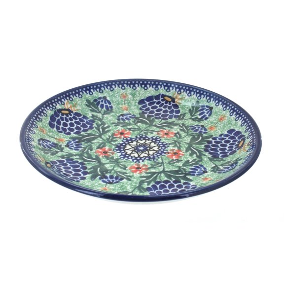 Blue Rose Polish Pottery Sofia Dessert Plate