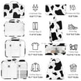 thumbnail image 3 of Livhil 8Pcs Packing Cubes for Luggage Packing Organizers Packing Cubes for Travel (Cow), 3 of 7