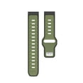 thumbnail image 2 of Sport Band Compatible for Samsung Galaxy Watch 4 40mm, Soft Silicone Watch Strap Durable Adjustable Buckle Sweat-Proof Wristband for Samsung Galaxy Watch 4 40mm, Armygreen+Black, 2 of 7