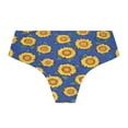 thumbnail image 2 of Iauyy Womens Underwear Hipster Flex Panties Dig-Free Fit Breathable Underwear for Women , Soft Covered with Sunflowers, 2 of 6