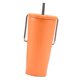 thumbnail image 5 of Taza aislada de acero inoxidable, Taza de Viaje de 20, taza de té de la leche a prueba de fugas, taza aislada para Camping, salón, oficina, hogar, , Naranja, 5 of 10