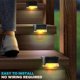 thumbnail image 5 of Juego de 4 luces solares para escaleras, luz de pared solar impermeable para pasillos exteriores, ideal para jardines, escalones, caminos, escaleras, terrazas y vallas., 5 of 5
