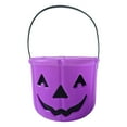 thumbnail image 6 of Qiweii Halloween Pumpkin Bucket, 6.7 inch Large Pumpkin Bucket Plastic Pumpkin Candy Bucket Halloween Candy Pail for Kids Halloween Trick or Treat Buckets, 6 of 9