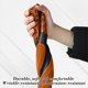 thumbnail image 5 of Funda para volante de coche, funda para manillar de volante, funda para volante de piel transpirable con veta de madera., 5 of 6