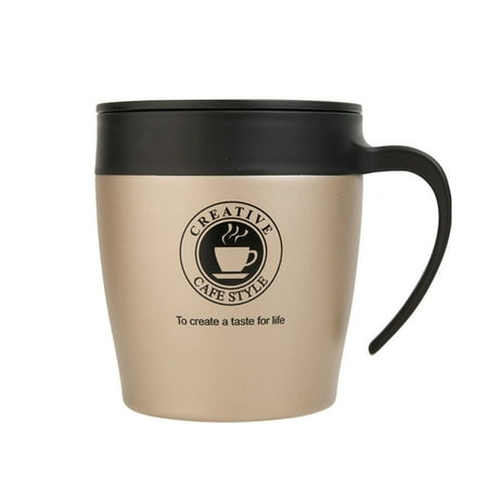 

Hi.FANCY 330ml Stainless Steel Handle Thermal Cup Coffee Mugs Fashion Insulation Water Bottle Travel Mug Vacuum Flasks