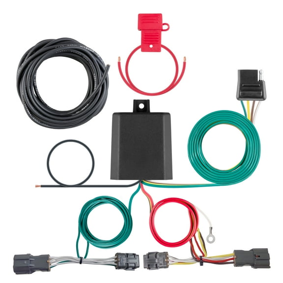 CURT 56442 Vehicle-Side Custom 4-Pin Trailer Wiring Harness, Select Hyundai Entourage, Kia Sedona, Seltos Fits select: 2010-2023 KIA SOUL, 2019-2021 HYUNDAI TUCSON