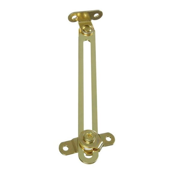 National Hardware 5700901 0.65 x 5.75 in. Friction Lid Support - Polished Brass