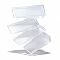 thumbnail image 1 of Calzas de plástico transparente de alta resistencia, apilables y antideslizantes, 16 piezas, 1 of 8