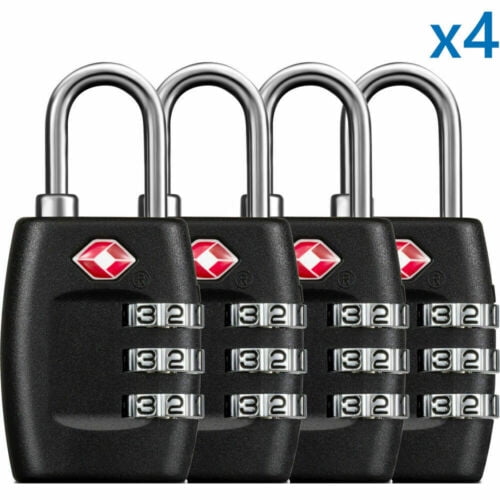 combination travel padlock