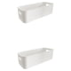 thumbnail image 4 of Moyic White Sturdy And With Polished Sides Odorless Use Basket Storage Long-term Environmentally With Storage Durable Blanco 2piezas, 4 of 6