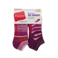 thumbnail image 2 of Hanes Originals Women's No Show Socks, Moisture Wicking, 6-Pair Pack, 2 of 6