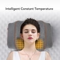 thumbnail image 4 of Heated Neck Pillow, Gray Memory Foam Soft Mesh Pad Neck Pillow  for Home, 4 of 7