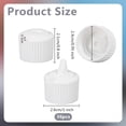 thumbnail image 2 of 36pcs 24/400 Flip Top Dispensing Cap White Replacement Bottles Caps Reusable Plastic Bottle Cap Flip Top Caps for Shampoo Moisturizer Squeeze Bottles Dispensing Caps - Inner Diameter 24mm diy, 2 of 6