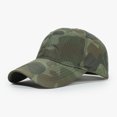 thumbnail image 2 of Domzest Camo Quick Drying Baseball Cap Sun Hats Unstructured Athletic Mesh Lightweight Running Golf Cap for Both Women & Men Army Green, 2 of 3