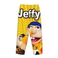 thumbnail image 3 of Lsque Sml Jeffy Print Women's Pajama Pants, Lounge Pant - Comfortable Home Wear,Elastic Waistband, Stylish Design-Small, 3 of 9