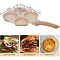 thumbnail image 3 of Sartén antiadherente para tortillas de 4 tazas - Sartén saludable para tortitas, huevos, bacon | Mango desmontable y compatible con inducción, diseño de aluminio fácil de limpiar, 3 of 6