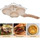 thumbnail image 3 of Sartén antiadherente para tortillas de 4 tazas - Sartén saludable para tortitas, huevos, bacon | Mango desmontable y compatible con inducción, diseño de aluminio fácil de limpiar, 3 of 6
