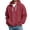 CU24_Wine, variant on Resicozy Mens Zip Up Hoodies Long Sleeve Solid Color Hooded Sweatshirts Casual Fall Winter Track Jackets Light Brown S