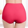 thumbnail image 5 of Daznico Womens Underwear - Women High Waist Postpartum Panties Full Coverage Soft Comfort Briefs - Panties for Women,Color:Watermelon Red,Size:XXL, 5 of 6