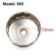 thumbnail image 2 of Unique Bargains 13mm Square Socket 15 Flutes 73mm Inside Diameter Cap-Type Car Oil Filter Wrench, 2 of 2