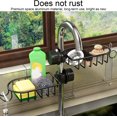 thumbnail image 2 of Dish Towels Drainer, Faucet Storage Rack, Easy Installation for Kitchen Towels (Black), 2 of 2